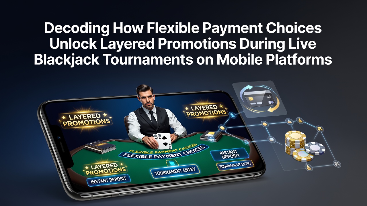 Mobiele blackjack toernooi met flexibele betalingsopties op smartphone scherm
