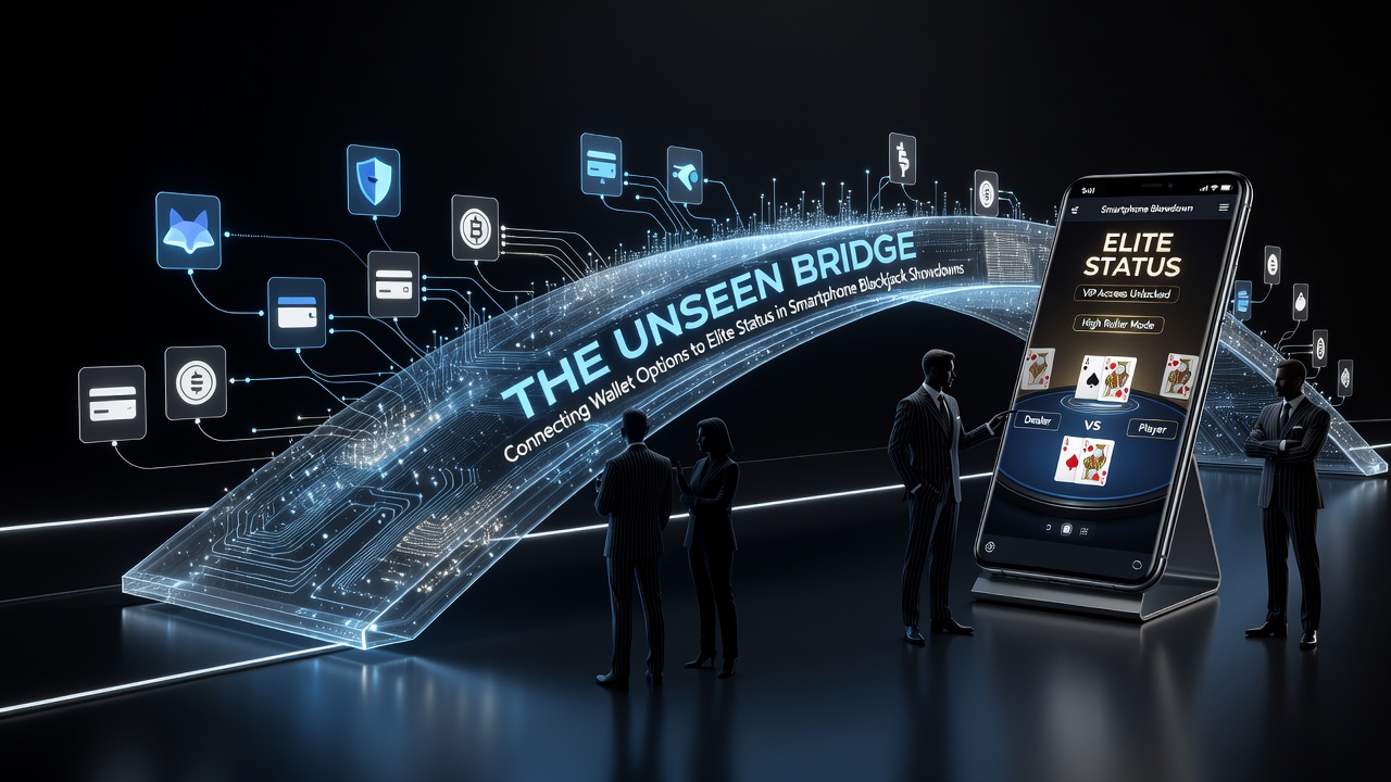 Mobiele blackjack toernooi interface met VIP status indicator en wallet transactie