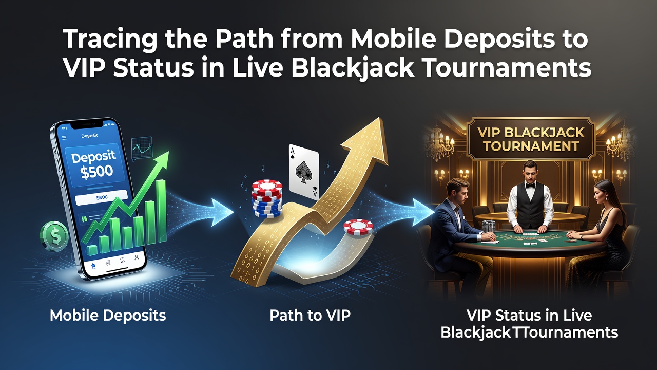 Interface voor mobiele blackjack stortingen en live toernooien