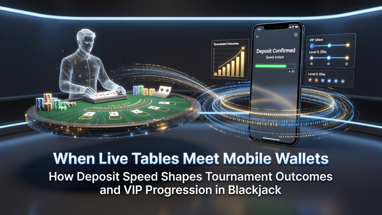 Live blackjack tafels verbonden met mobiele wallet transacties